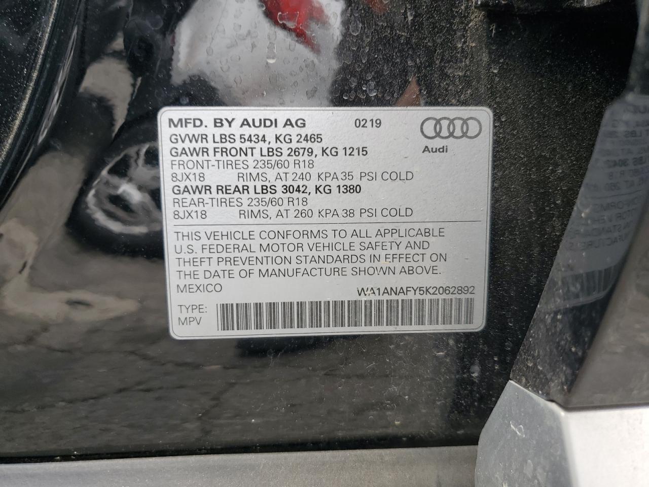 2019 AUDI Q5