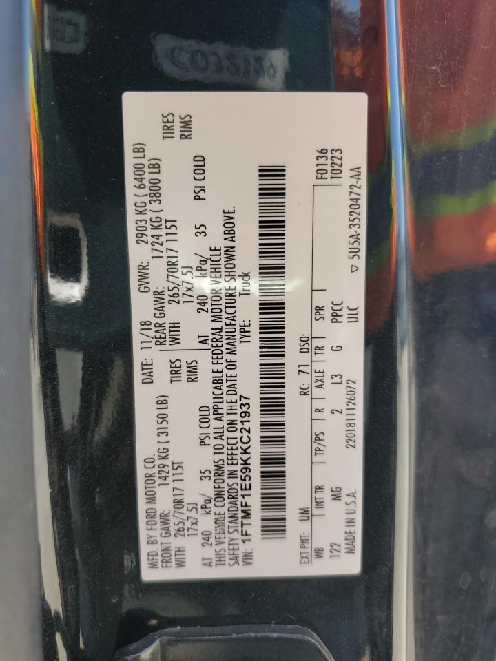 2019 FORD F-150