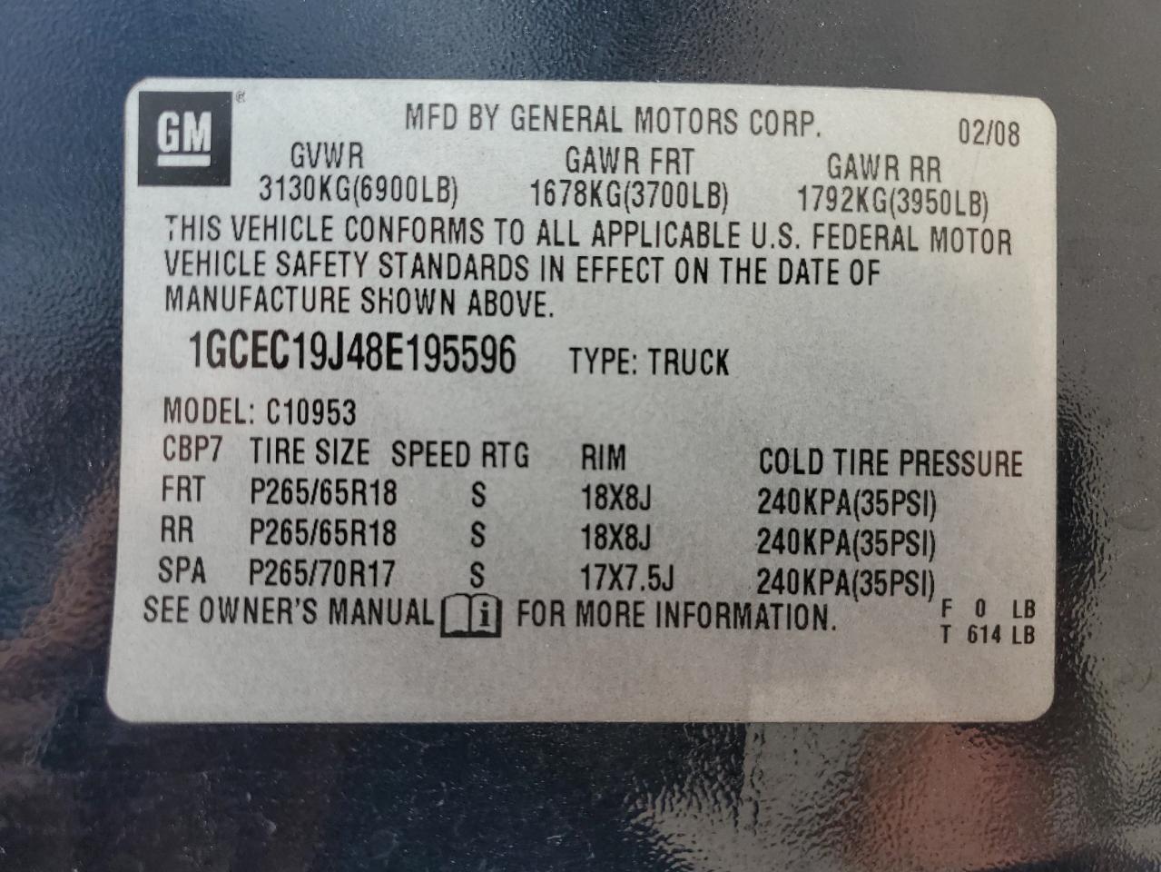 2008 CHEVROLET Silverado