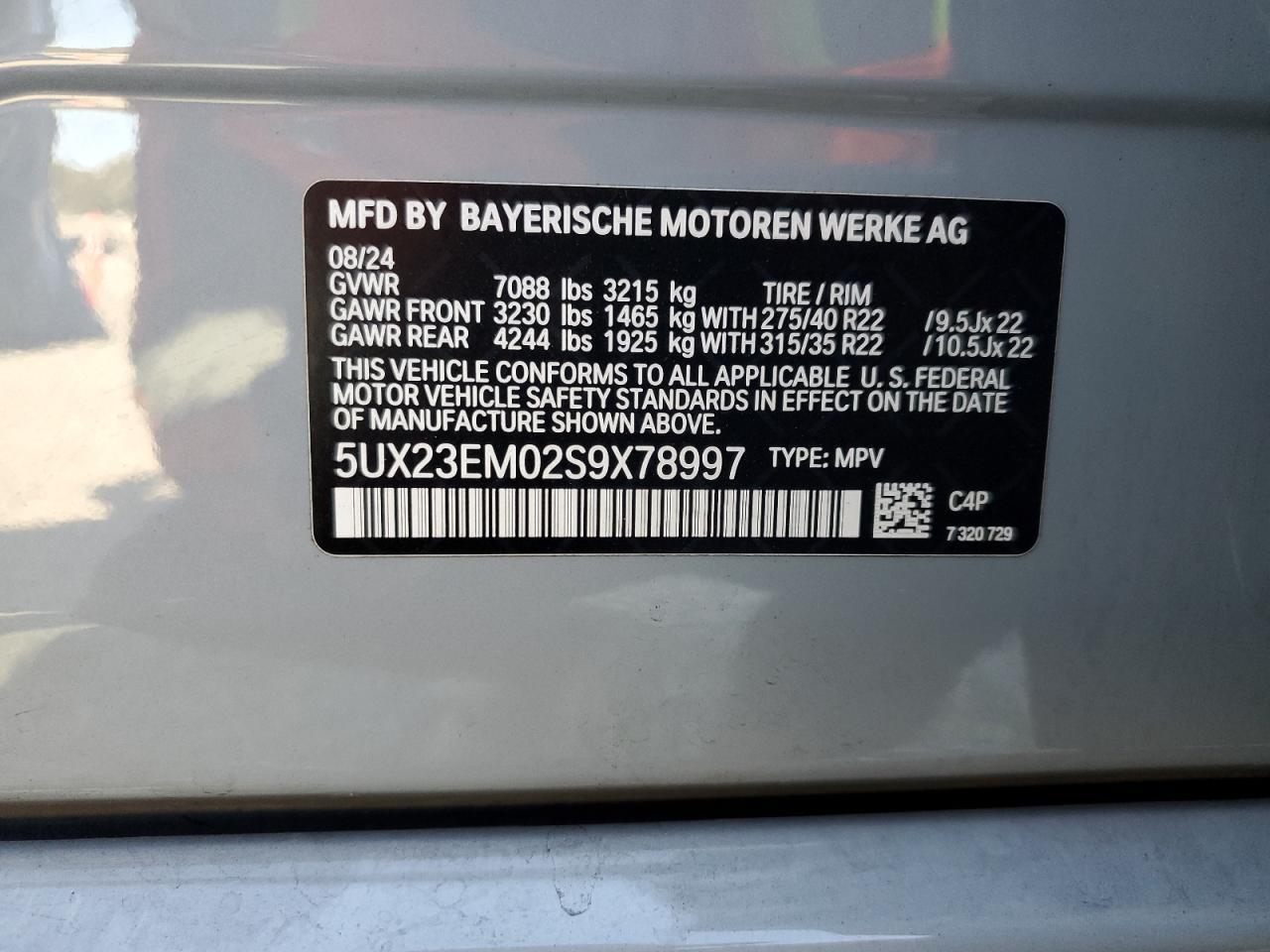 2025 BMW X7