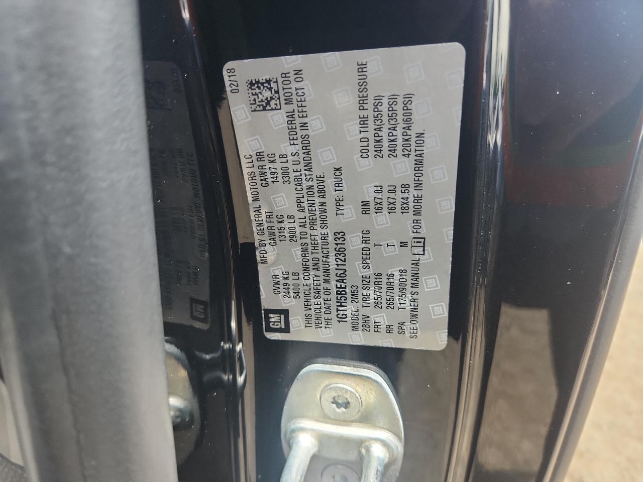 2018 GMC CANYON