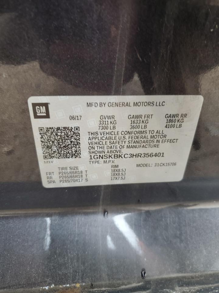2017 CHEVROLET Tahoe