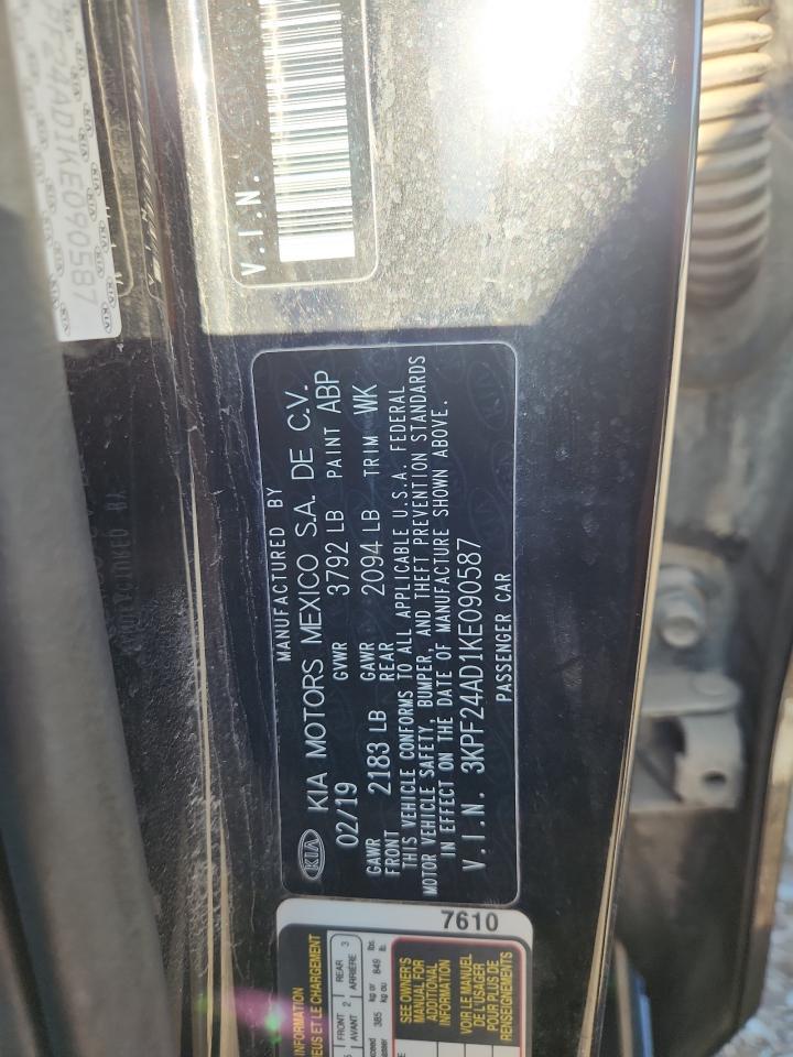 2019 KIA FORTE