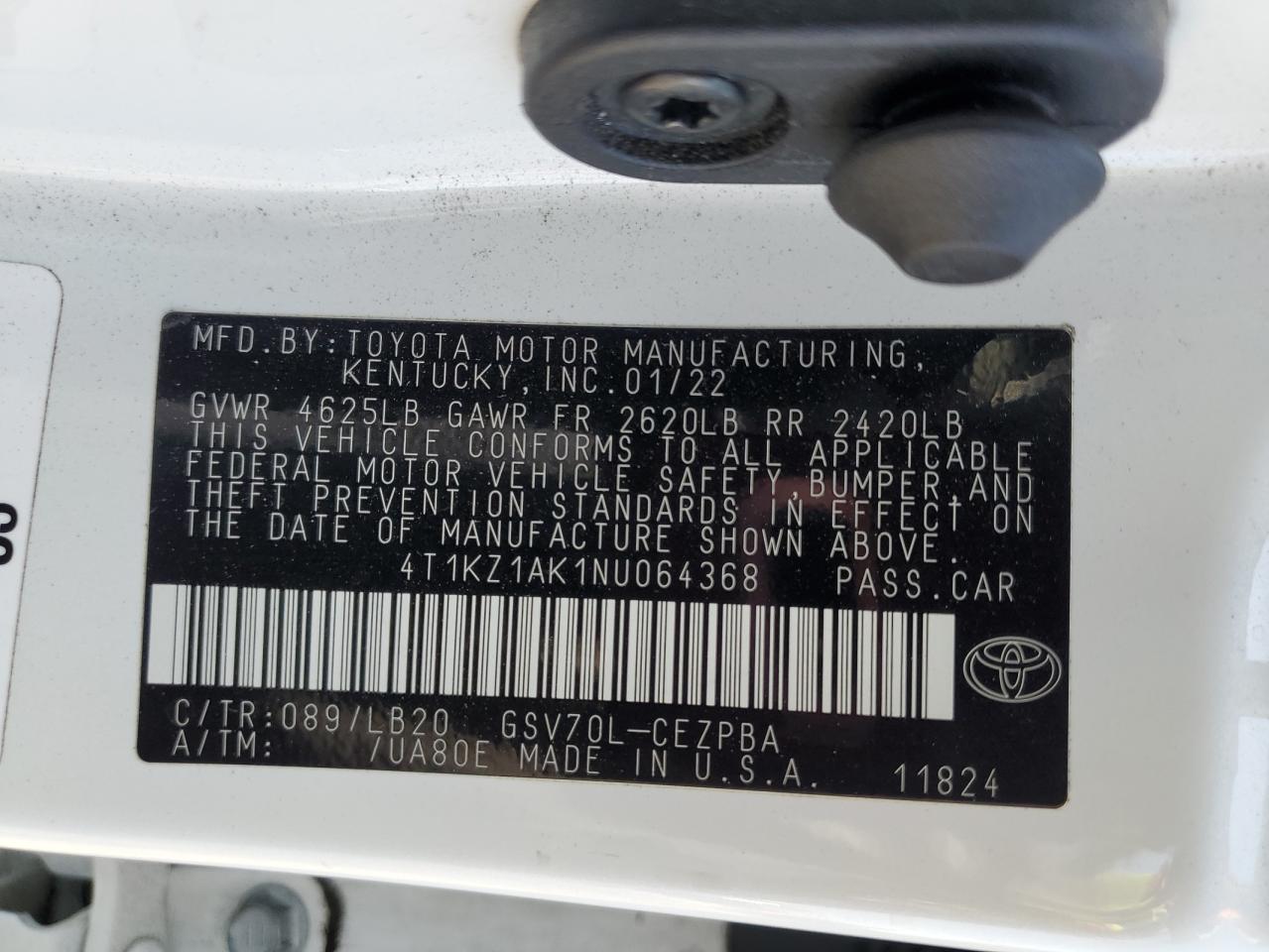 2022 TOYOTA CAMRY