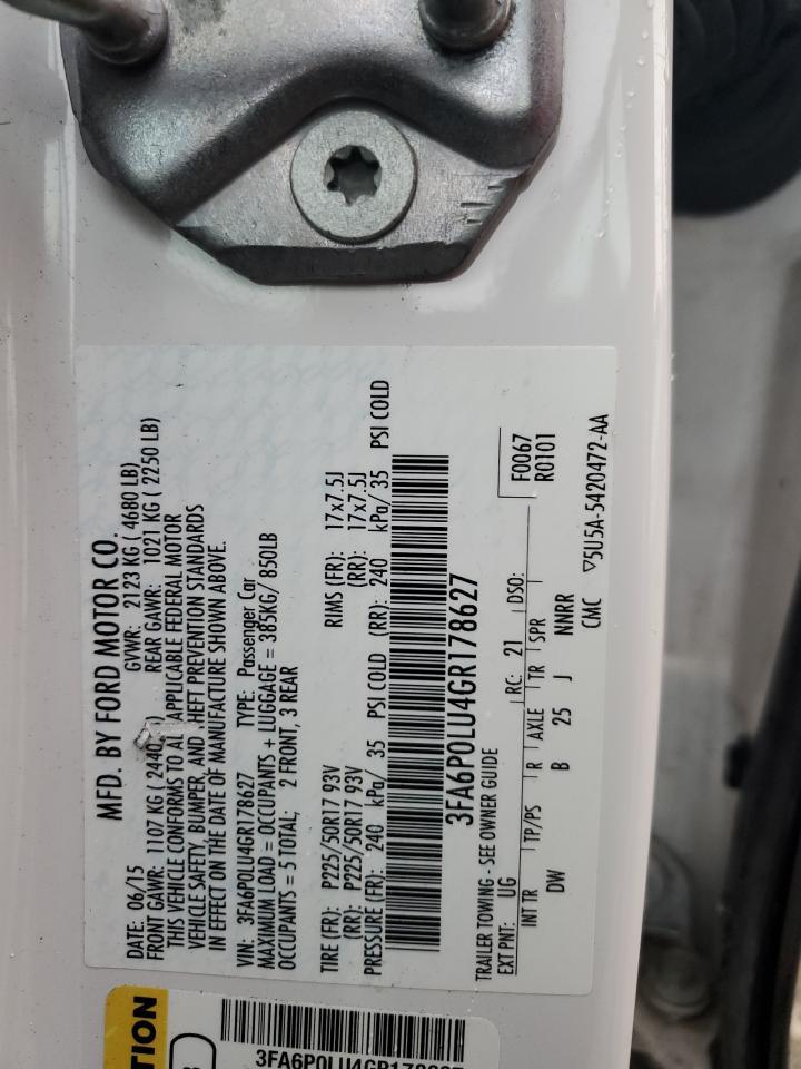 2016 FORD FUSION
