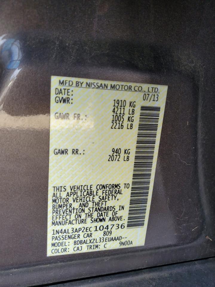 2014 NISSAN ALTIMA