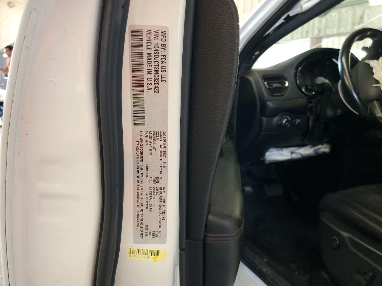2021 DODGE DURANGO