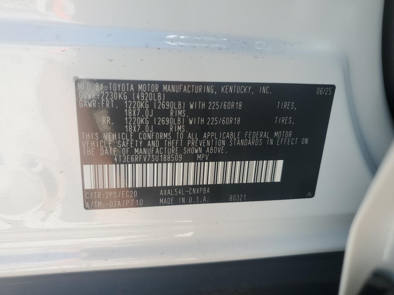 2025 TOYOTA RAV4
