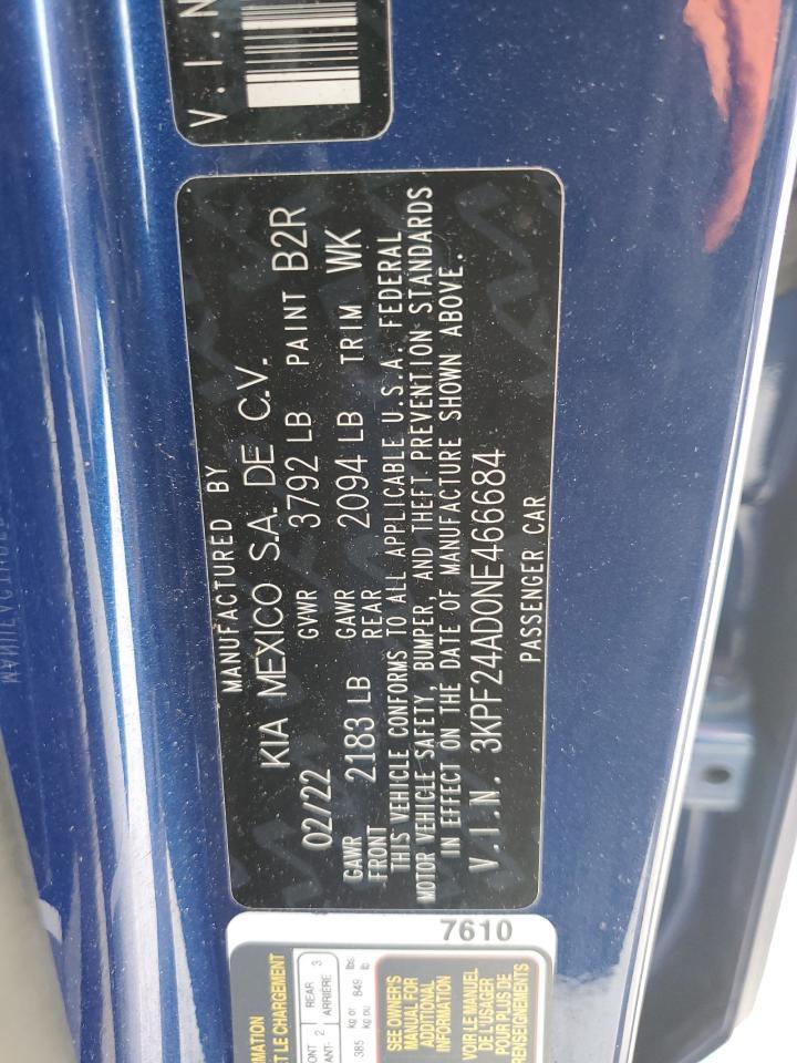 2022 KIA FORTE