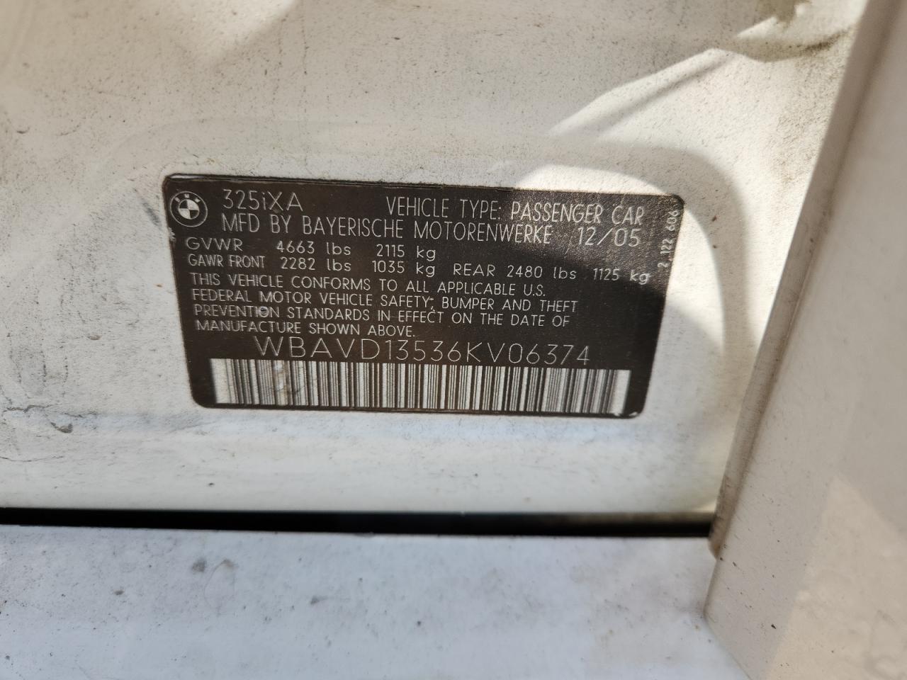 2006 BMW 3 SERIES