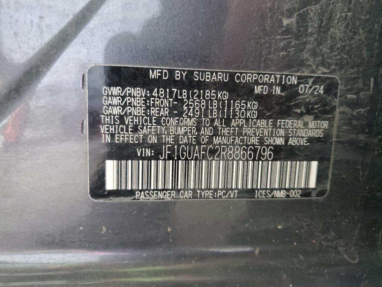 2024 SUBARU IMPREZA