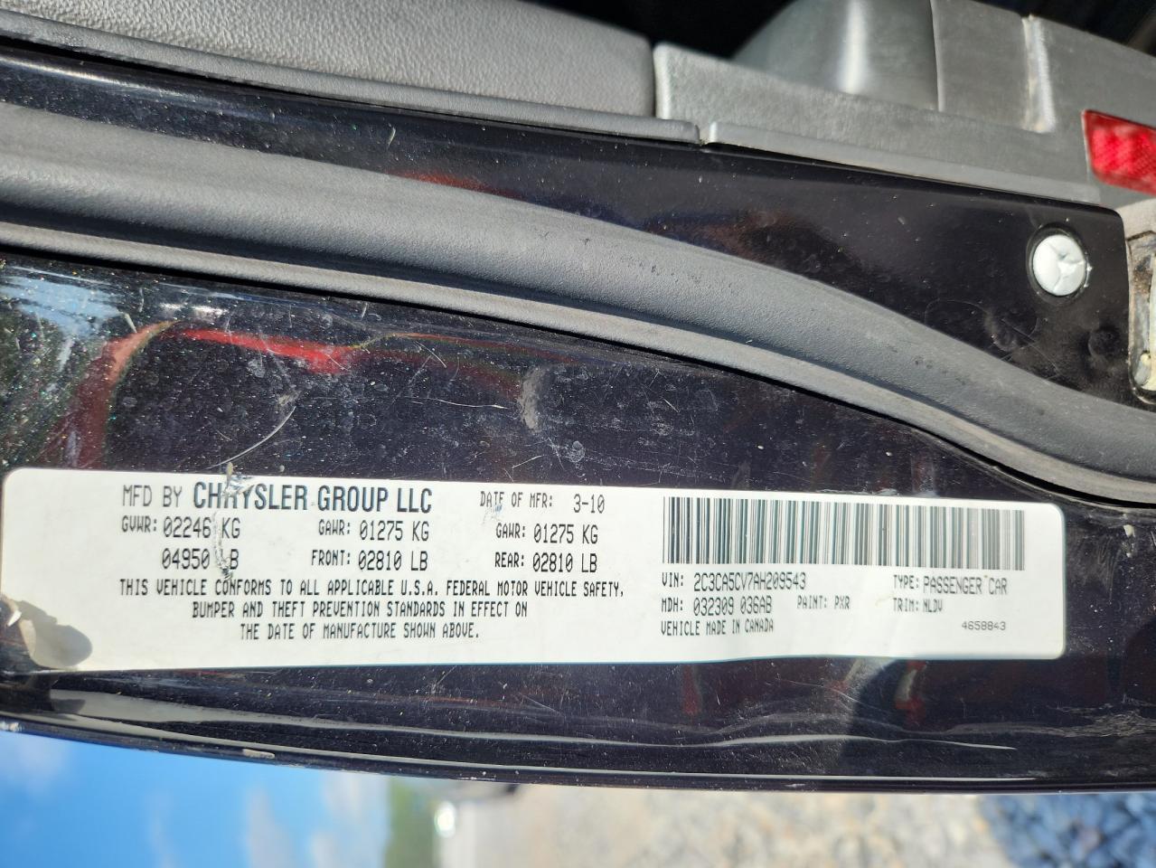 2010 CHRYSLER 300