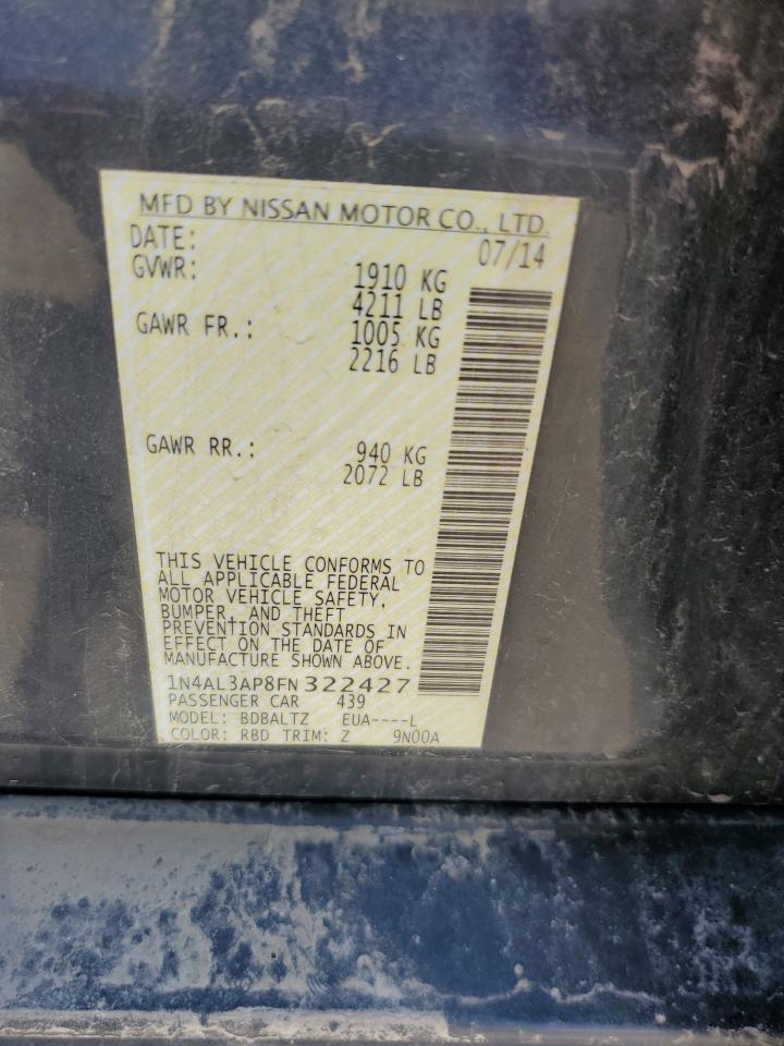 2015 NISSAN ALTIMA
