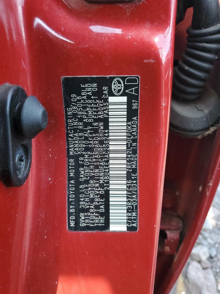 2010 TOYOTA COROLLA