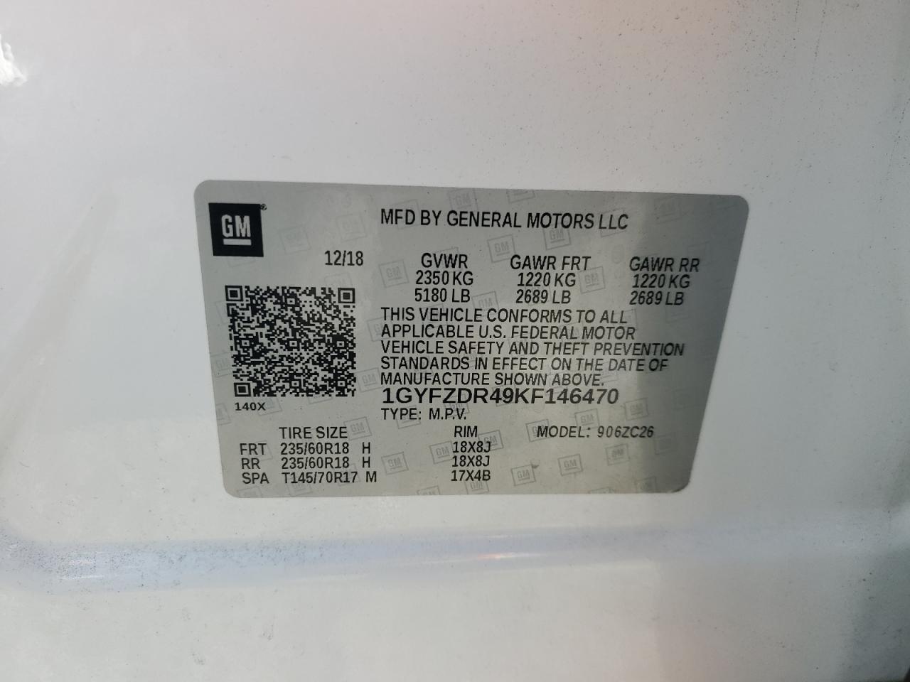 2019 CADILLAC XT4