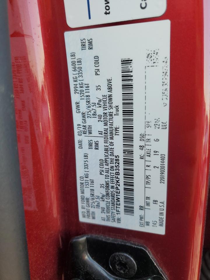 2019 FORD F-150