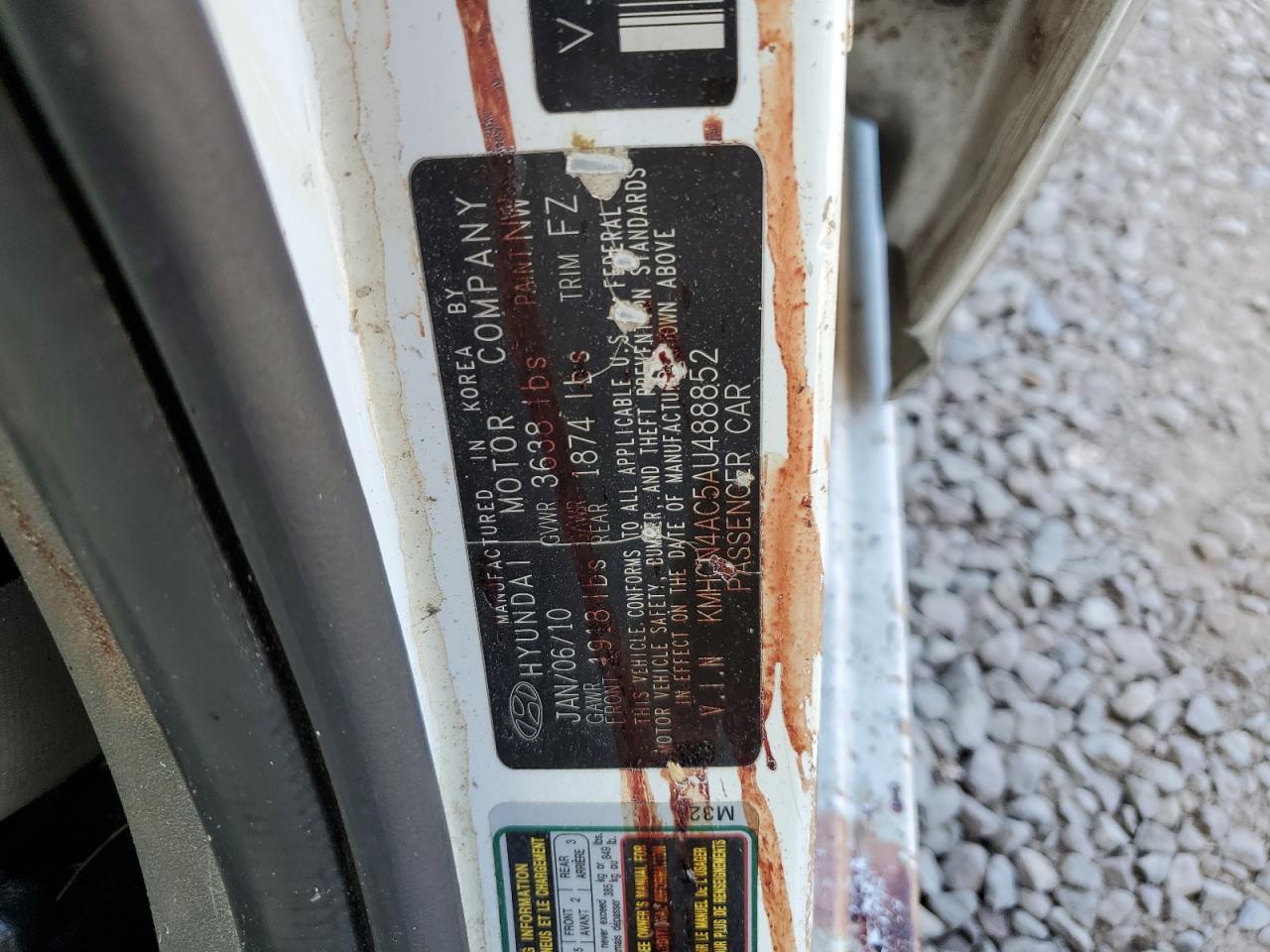 2010 HYUNDAI
