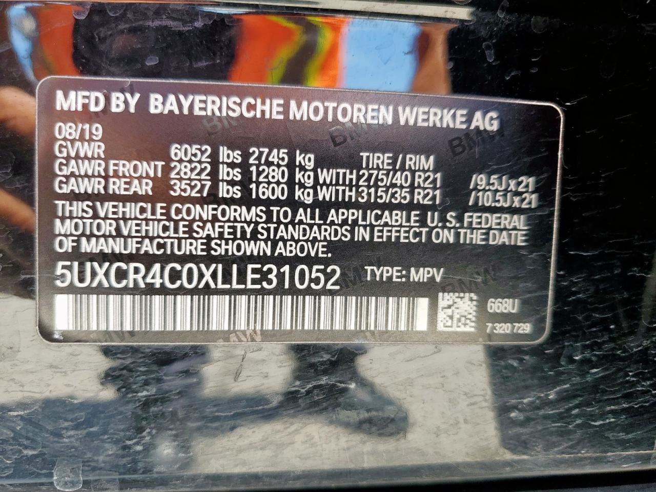 2020 BMW X5