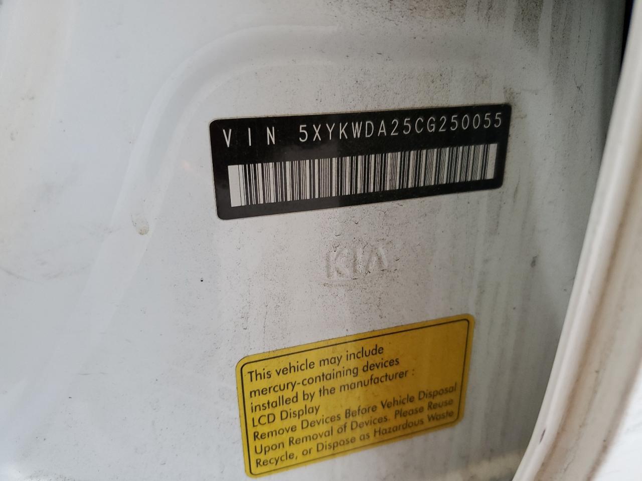 2012 KIA SORENTO