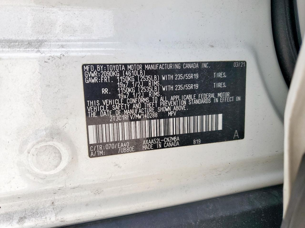 2021 TOYOTA RAV4