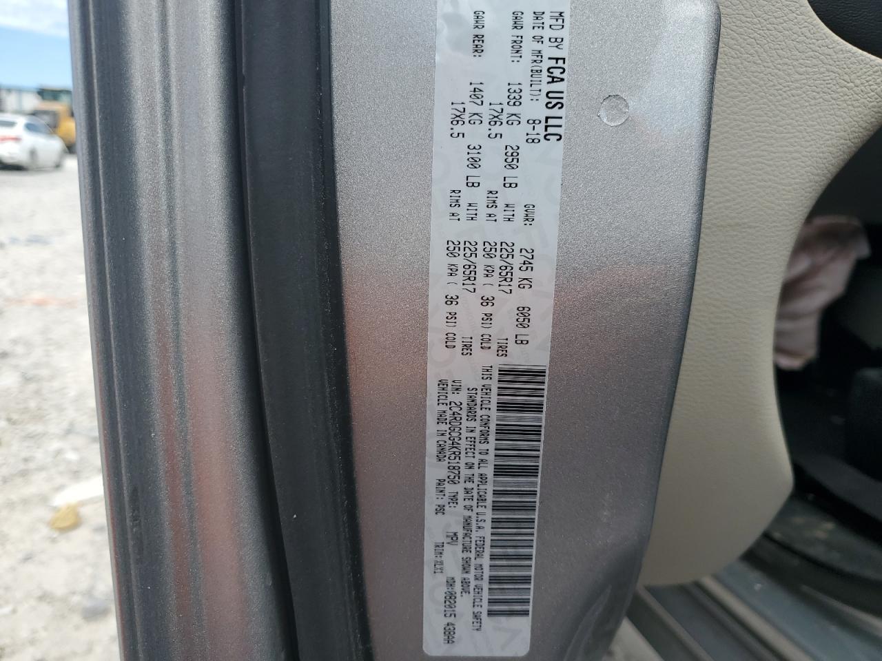 2019 DODGE GRAND CARAVAN