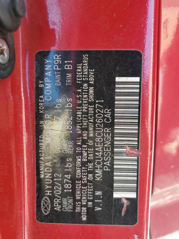 2012 HYUNDAI ACCENT