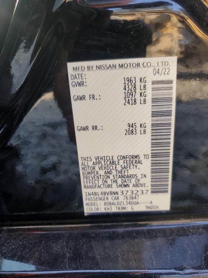 2022 NISSAN ALTIMA