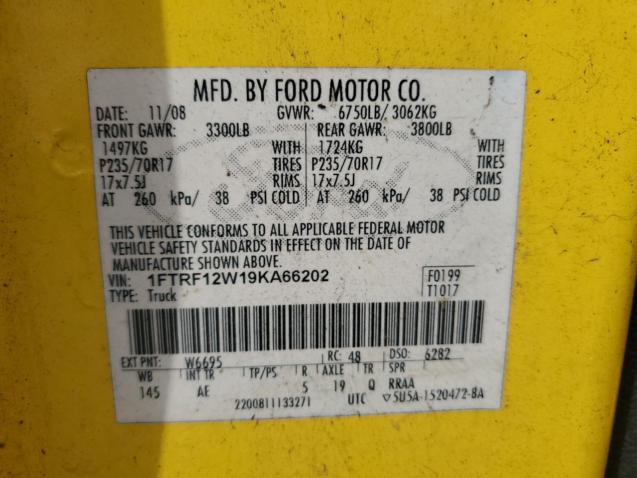 2009 FORD F-150