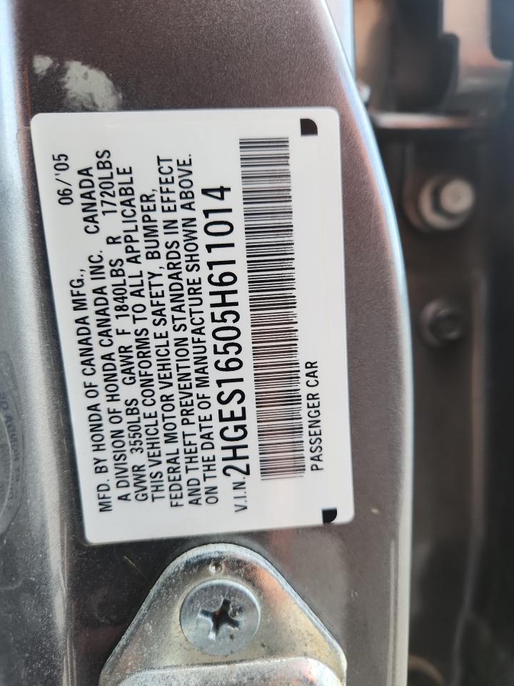 2005 HONDA CIVIC