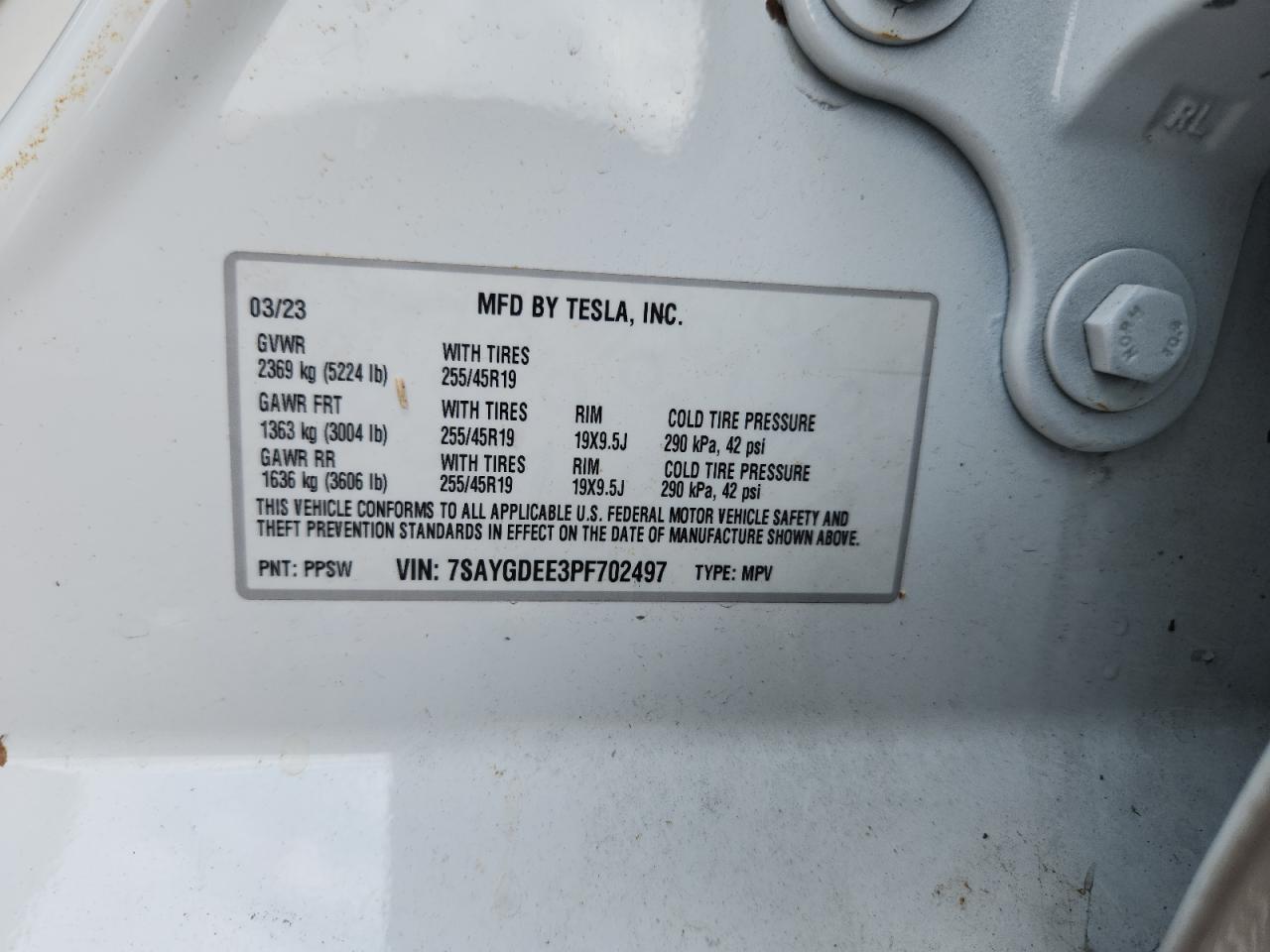2023 TESLA MODEL Y