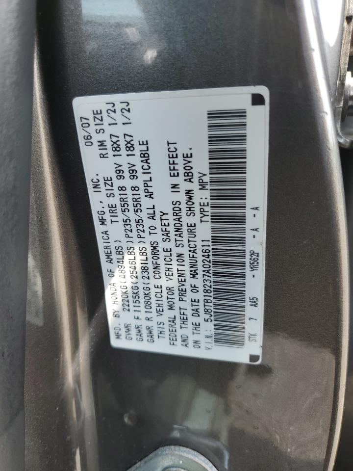 2007 ACURA RDX