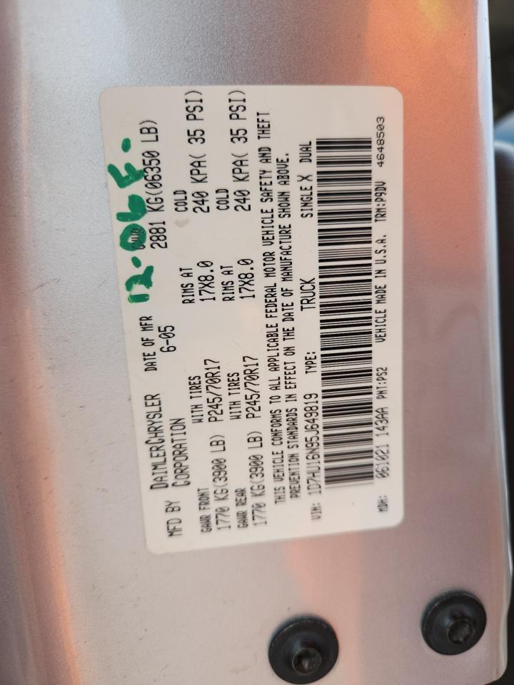 2005 DODGE RAM 1500