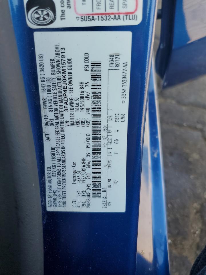 2019 FORD Fiesta