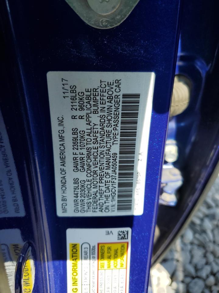 2018 HONDA ACCORD