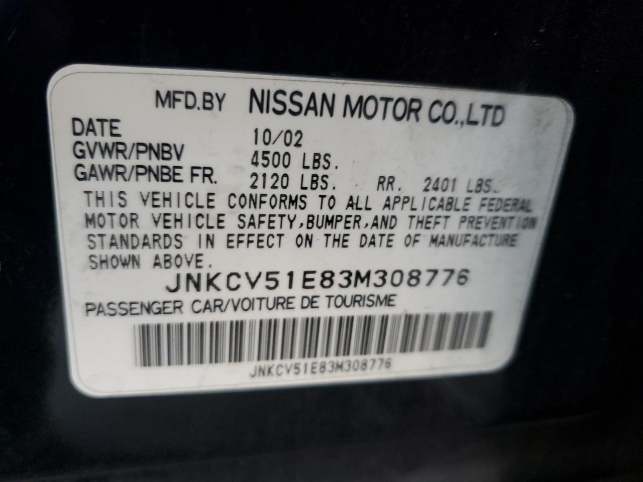 2003 INFINITI G35