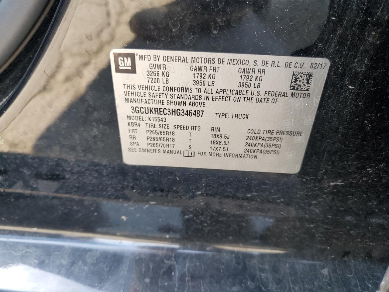 2017 CHEVROLET Silverado