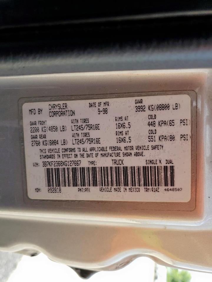 1999 DODGE Ram 2500