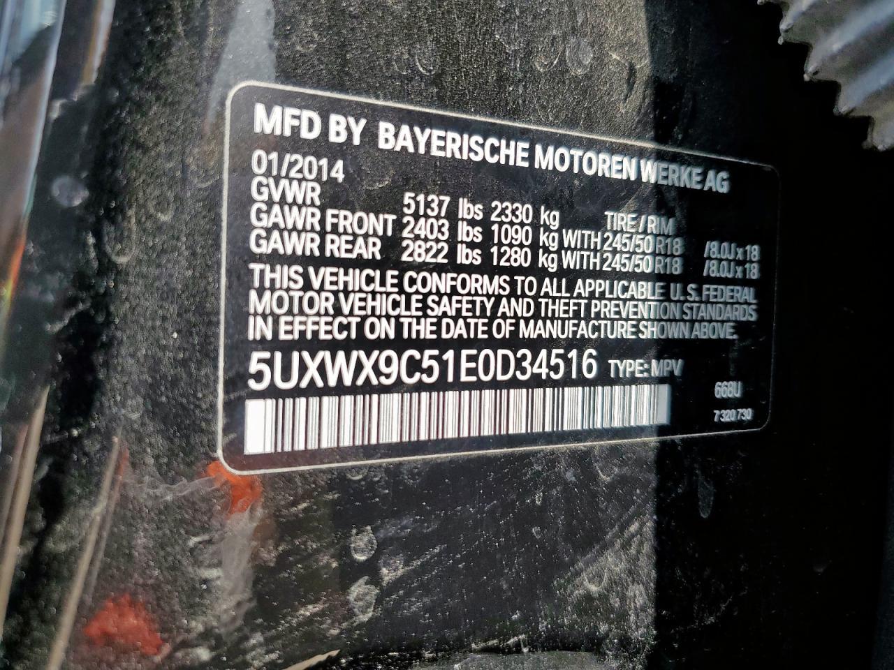 2014 BMW X3