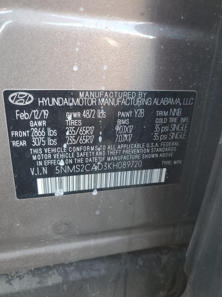 2019 HYUNDAI SANTA FE