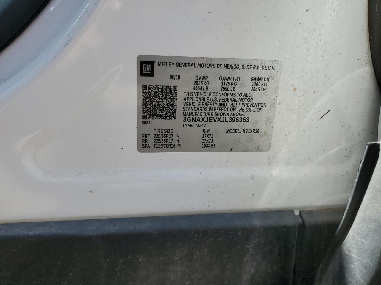 2018 CHEVROLET EQUINOX