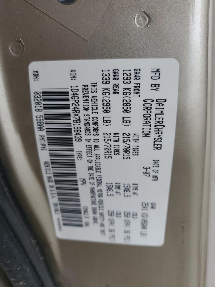 2007 DODGE GRAND CARAVAN