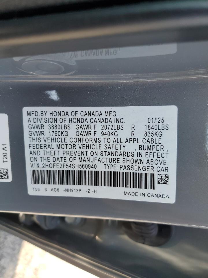 2025 HONDA CIVIC
