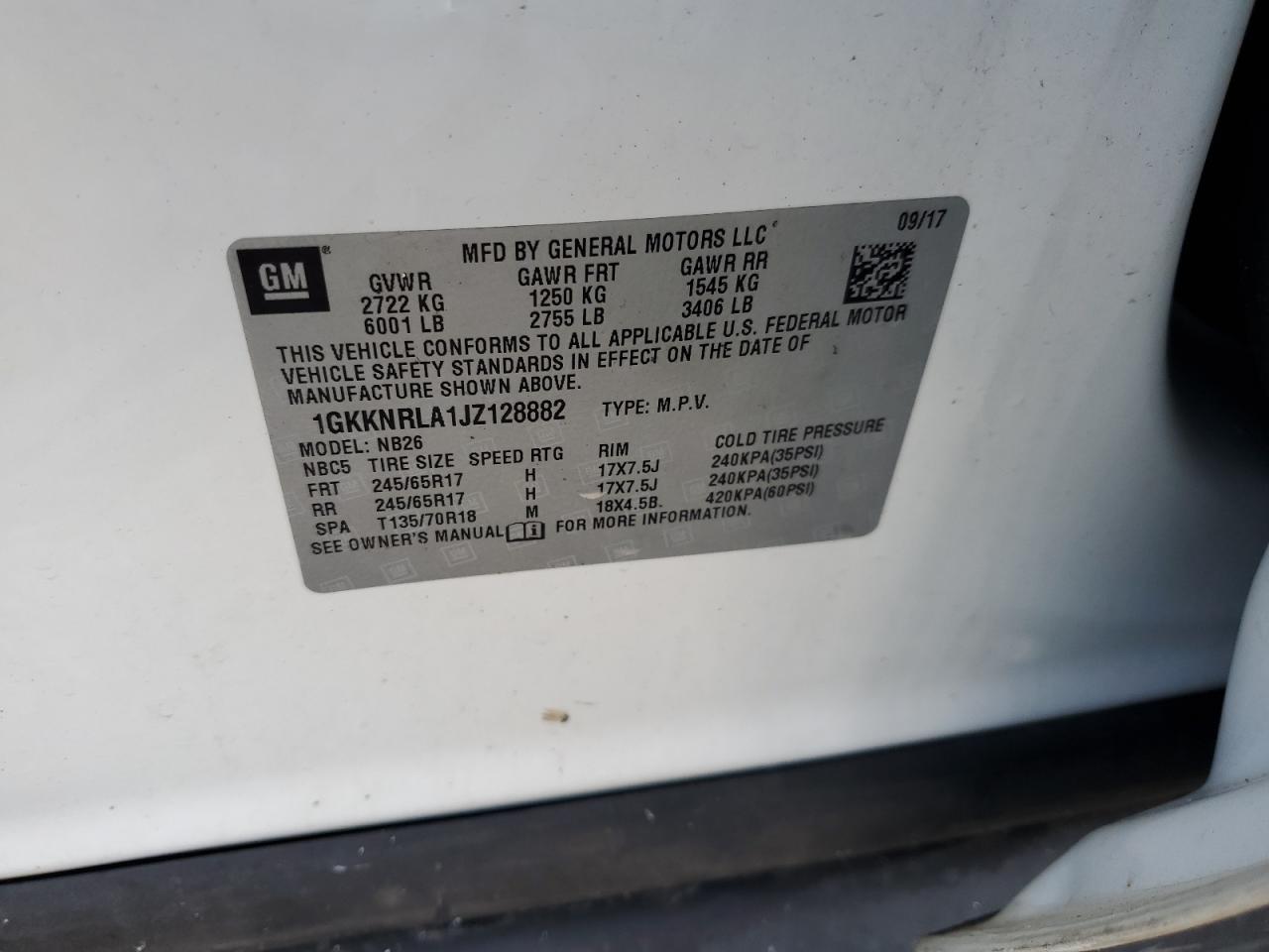 2018 GMC ACADIA