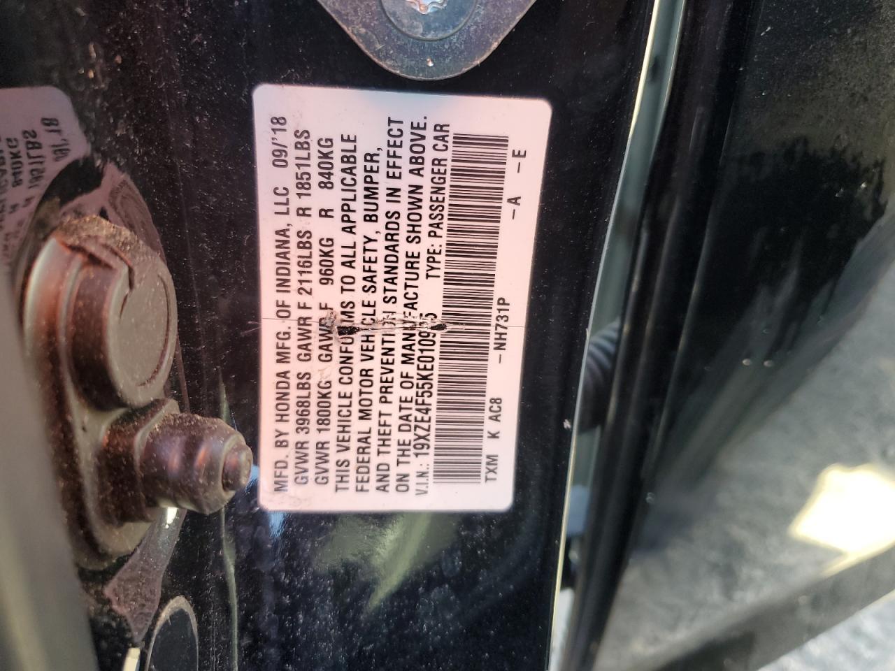 2019 HONDA Insight
