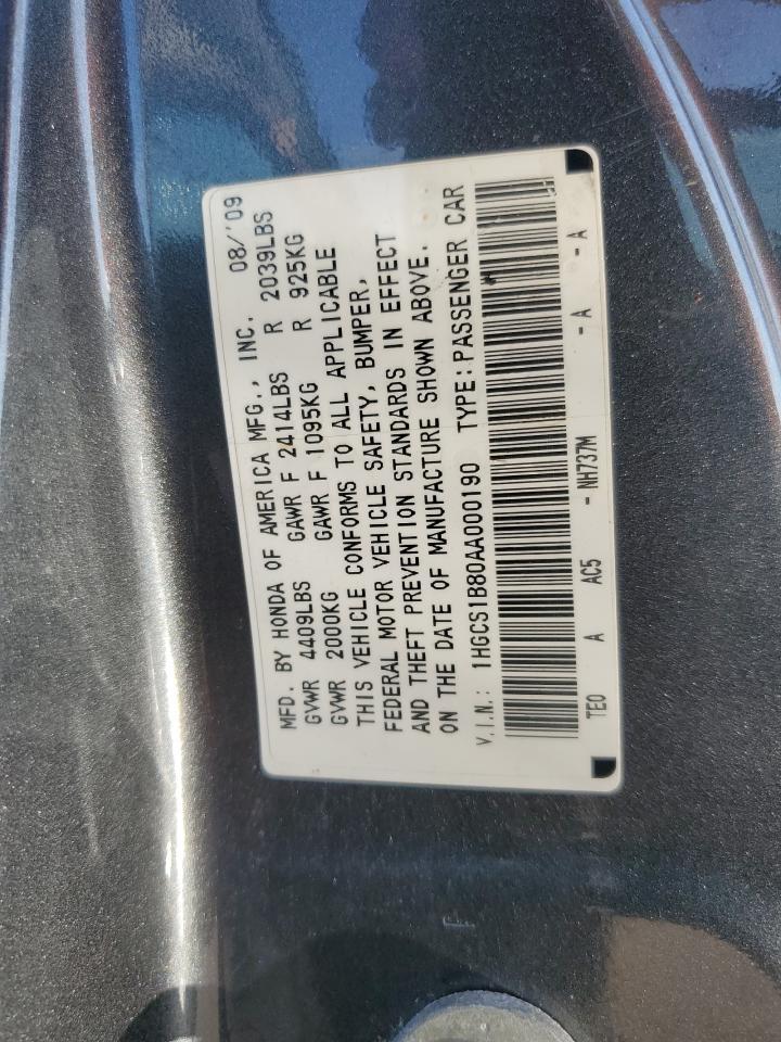 2010 HONDA ACCORD