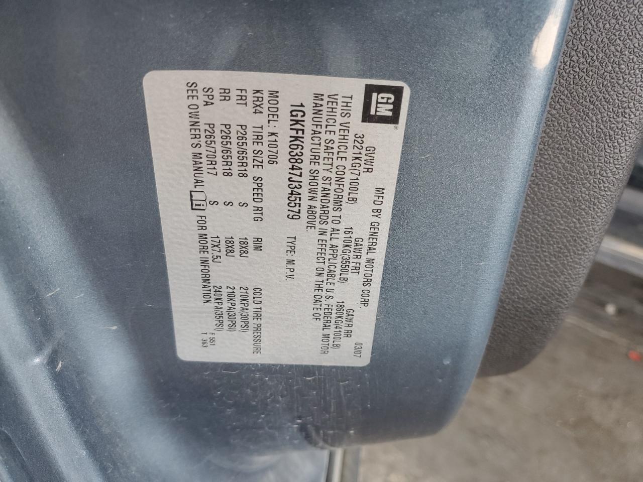 2007 GMC Yukon
