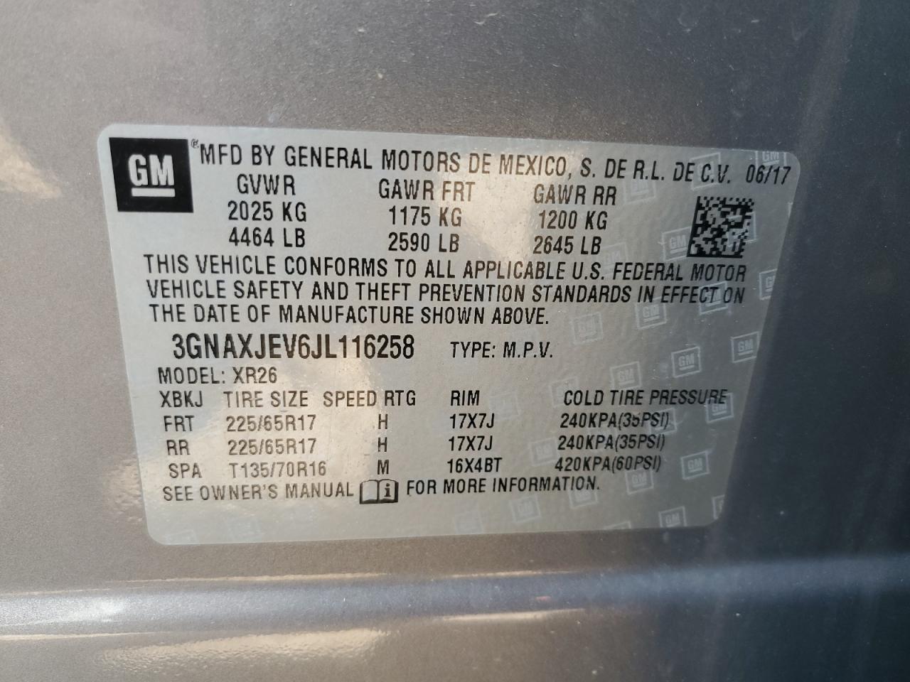 2018 CHEVROLET EQUINOX