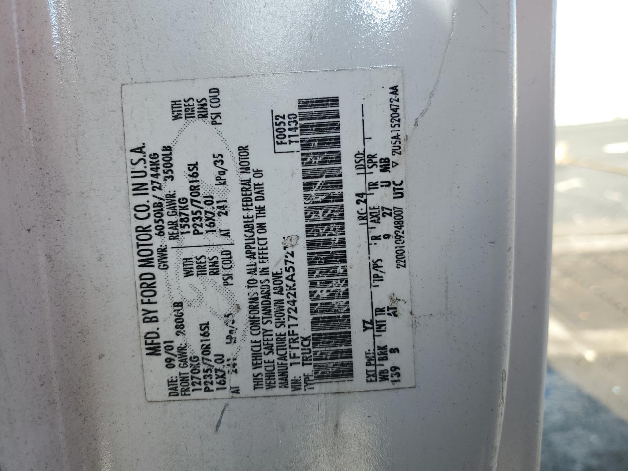 2002 FORD F-150
