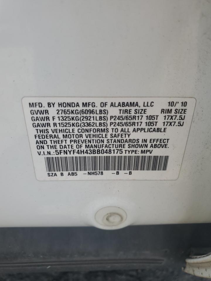 2011 HONDA PILOT