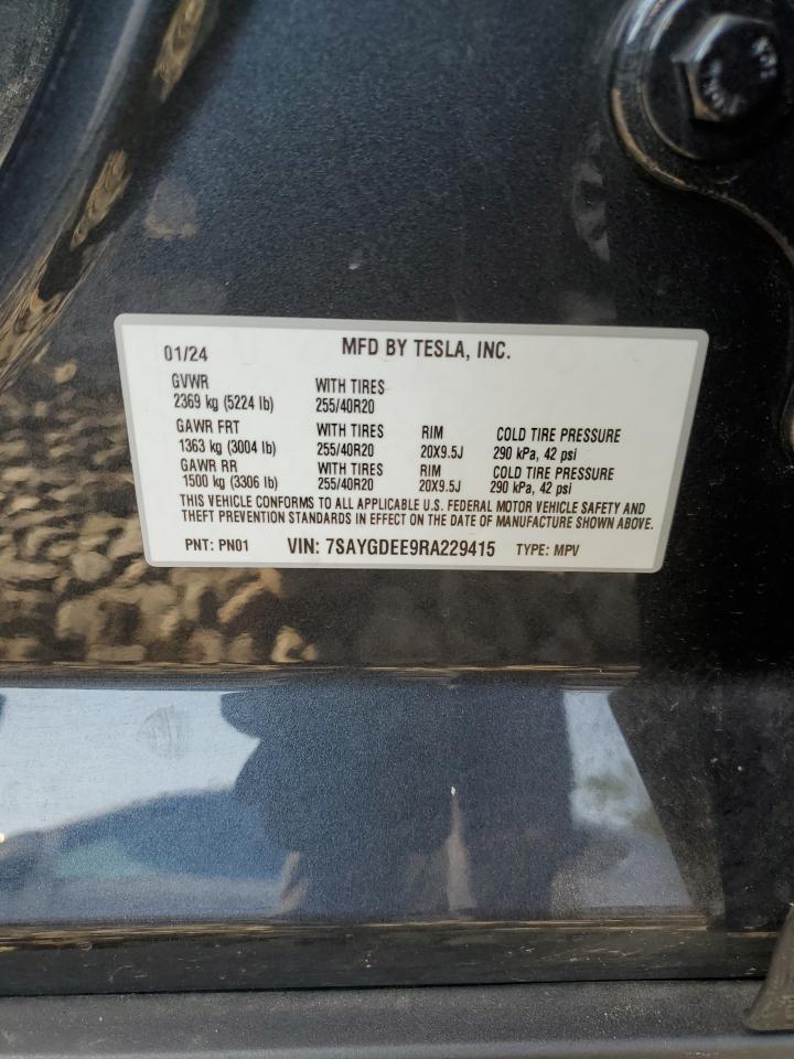 2024 TESLA MODEL Y